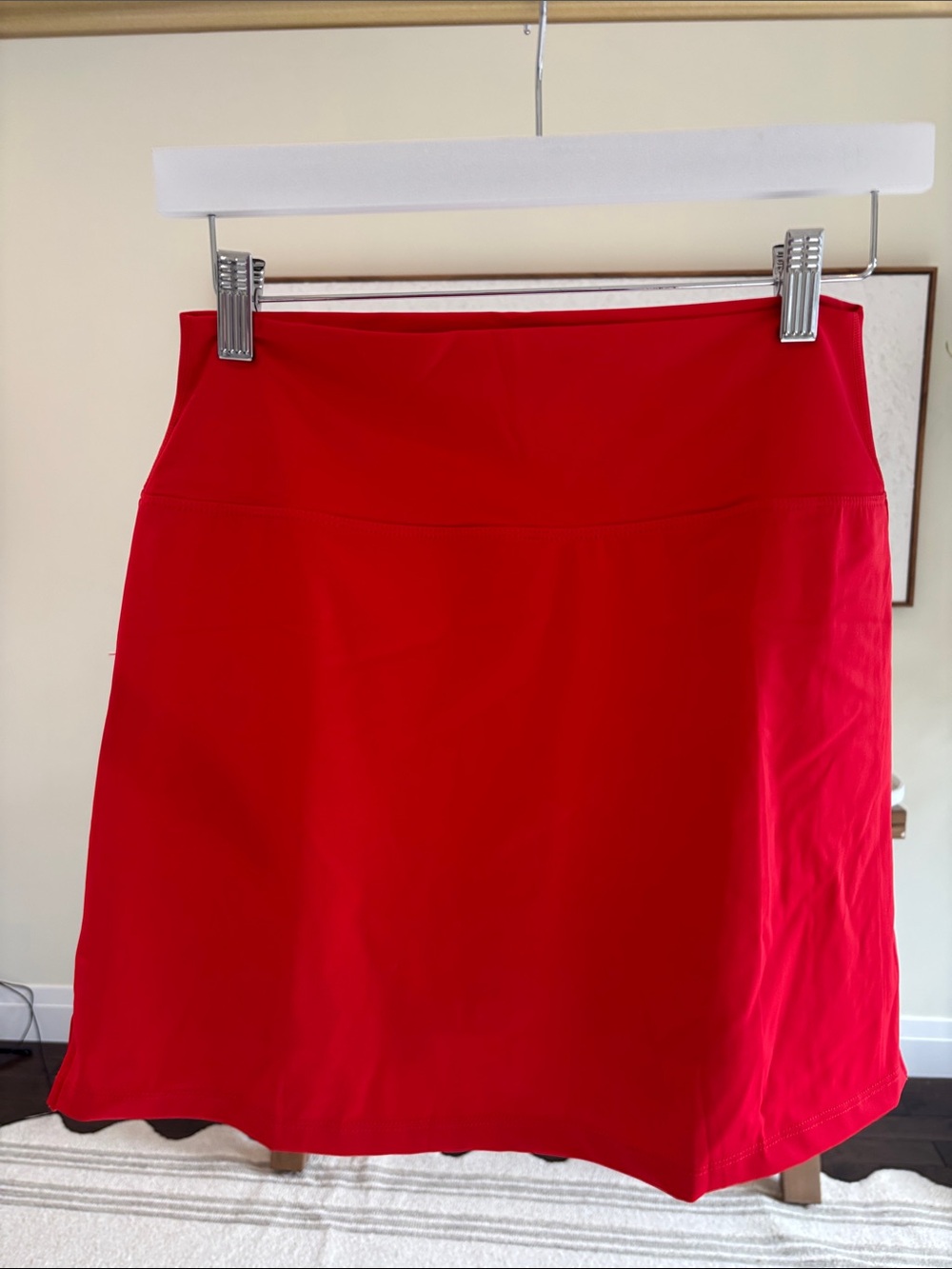 Classic Red A-Line Skirt